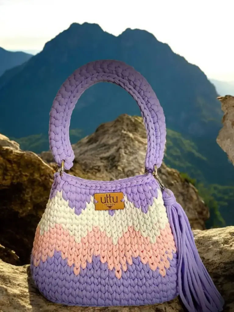 Rag yarn bag