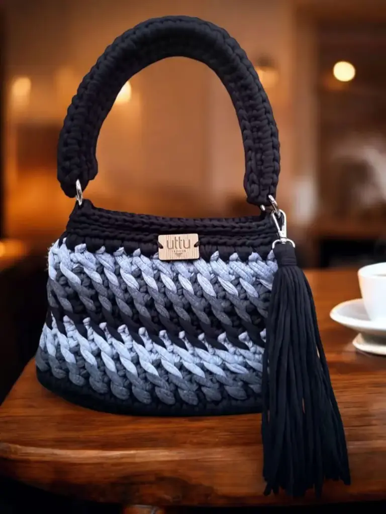 Rag yarn bag