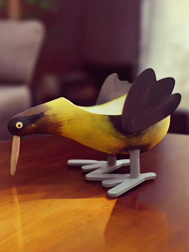 Colombian Bird Candle, Made from Totumo