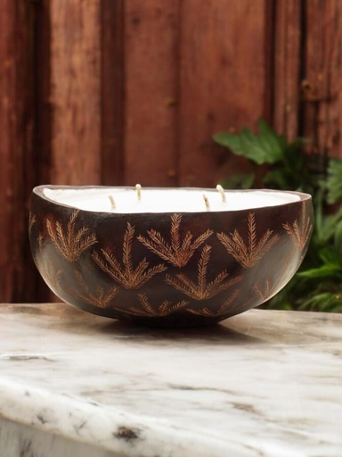 Scented Candle, Made from Totumo