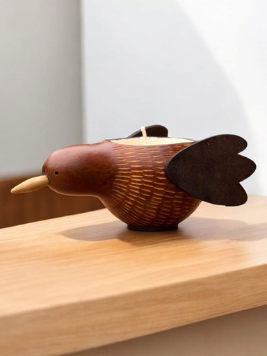 Bird Candle, Made from Totumo