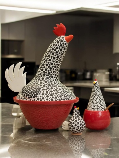Salad Bowl, Sauce Dish, and Salt Shaker Set