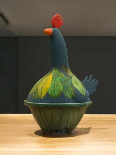 Salsera Gallina, hecha en Totumo