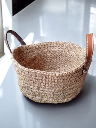 Tray with Leather Finishes