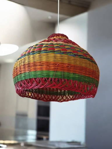 Esparto Lampshade. Multicolor.