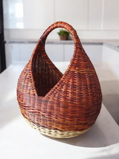 Esparto Basket. Multicolor