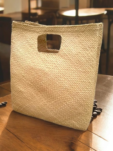 Bolsa en palma de Iraca - natural.